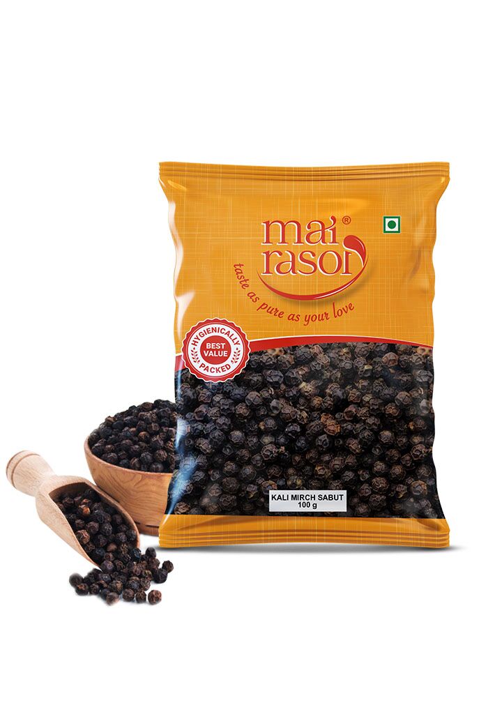 Black Pepper/kali Mirch Whole 100 gm